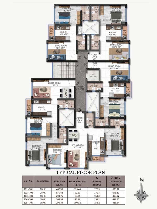 आराध्य IMPERIAL Floor Plan